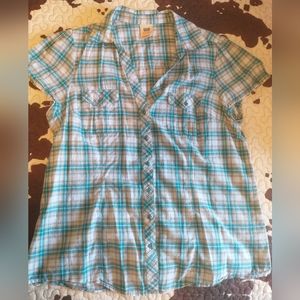 Plaid button up